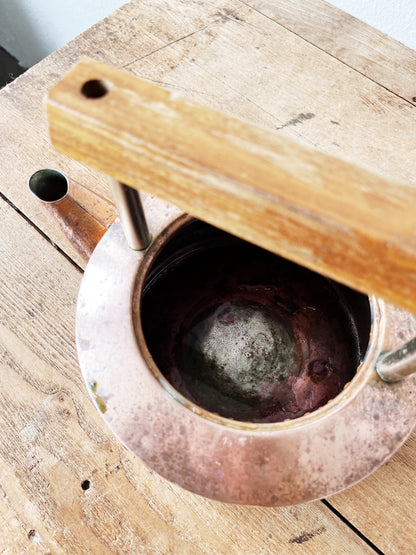 Vintage Modernist Copper Kettle