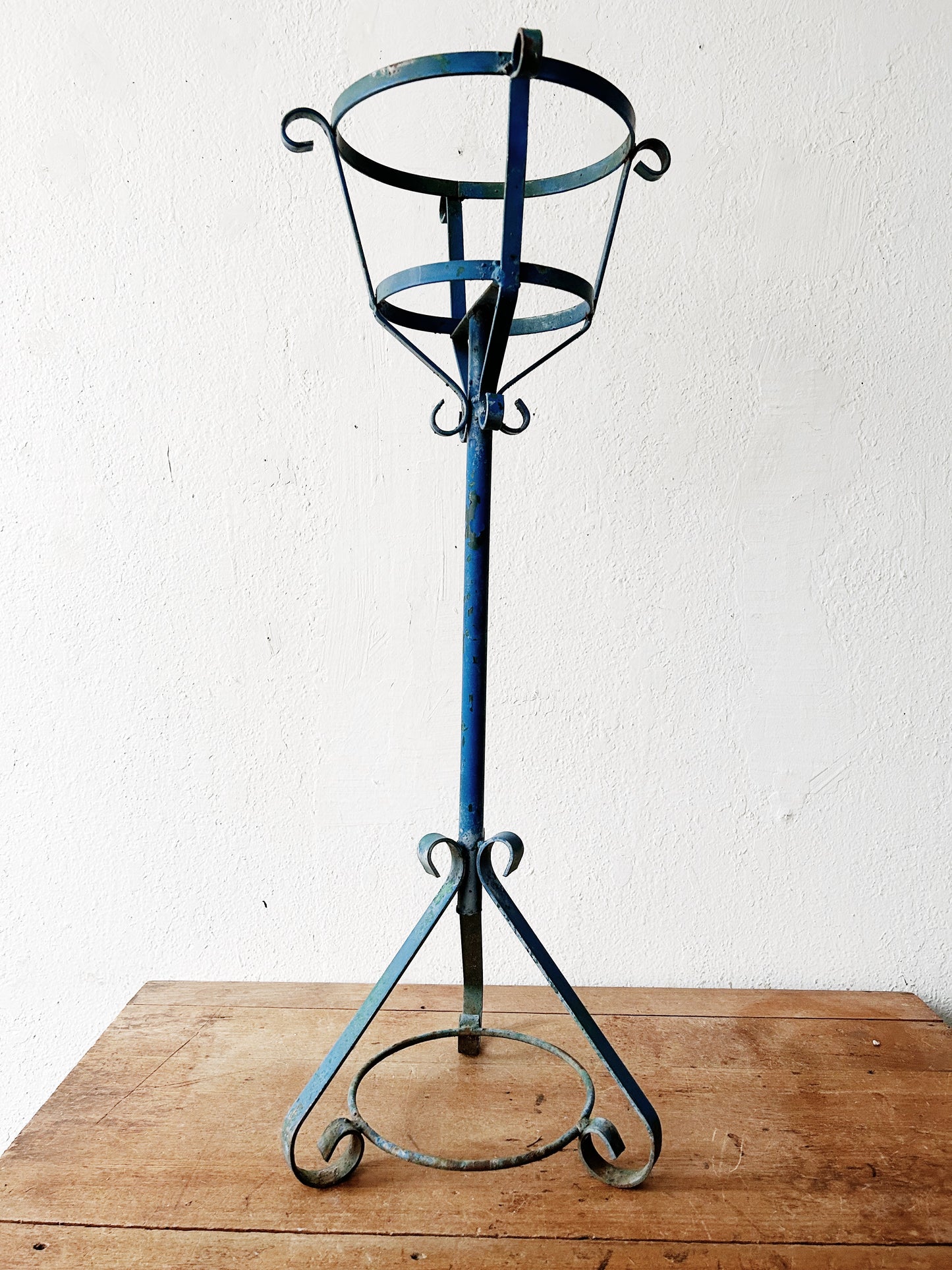 Antique Iron Plant Stand