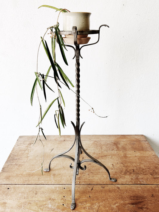 Antique Iron Plant Stand