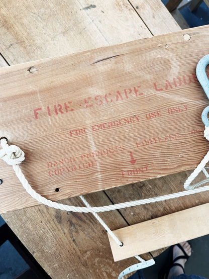 Vintage Fire Escape Ladder
