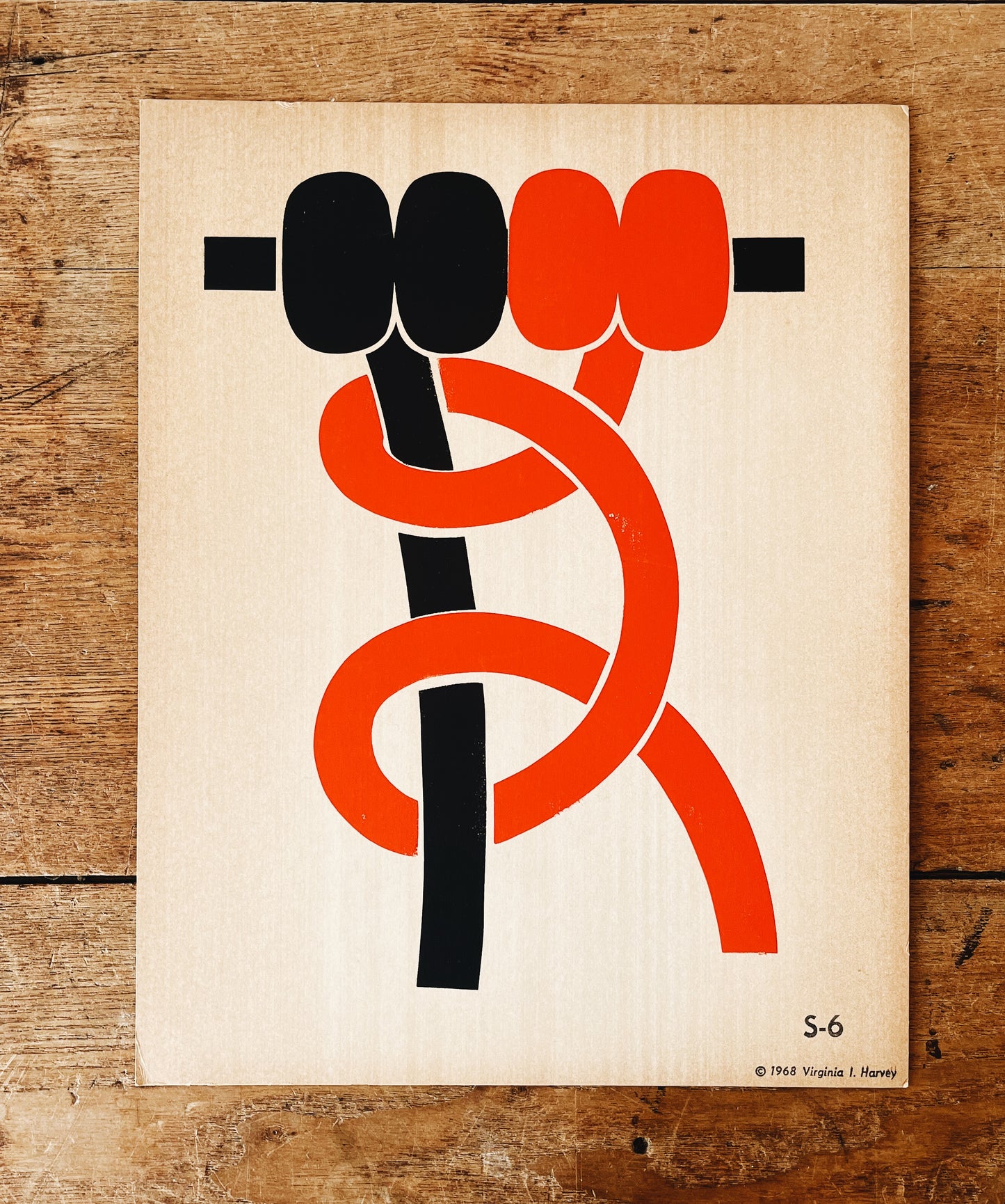 Vintage Macramé Teaching Poster