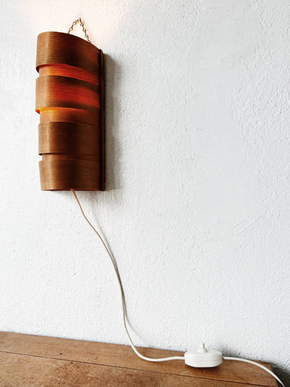 Handmade Mid Century Birch Sconce