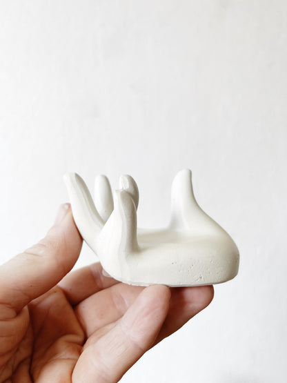 Petite Ceramic Hand Planter