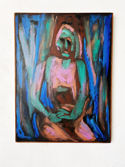 Pleasant Ray Macintosh Large Scale Mid Century Painting