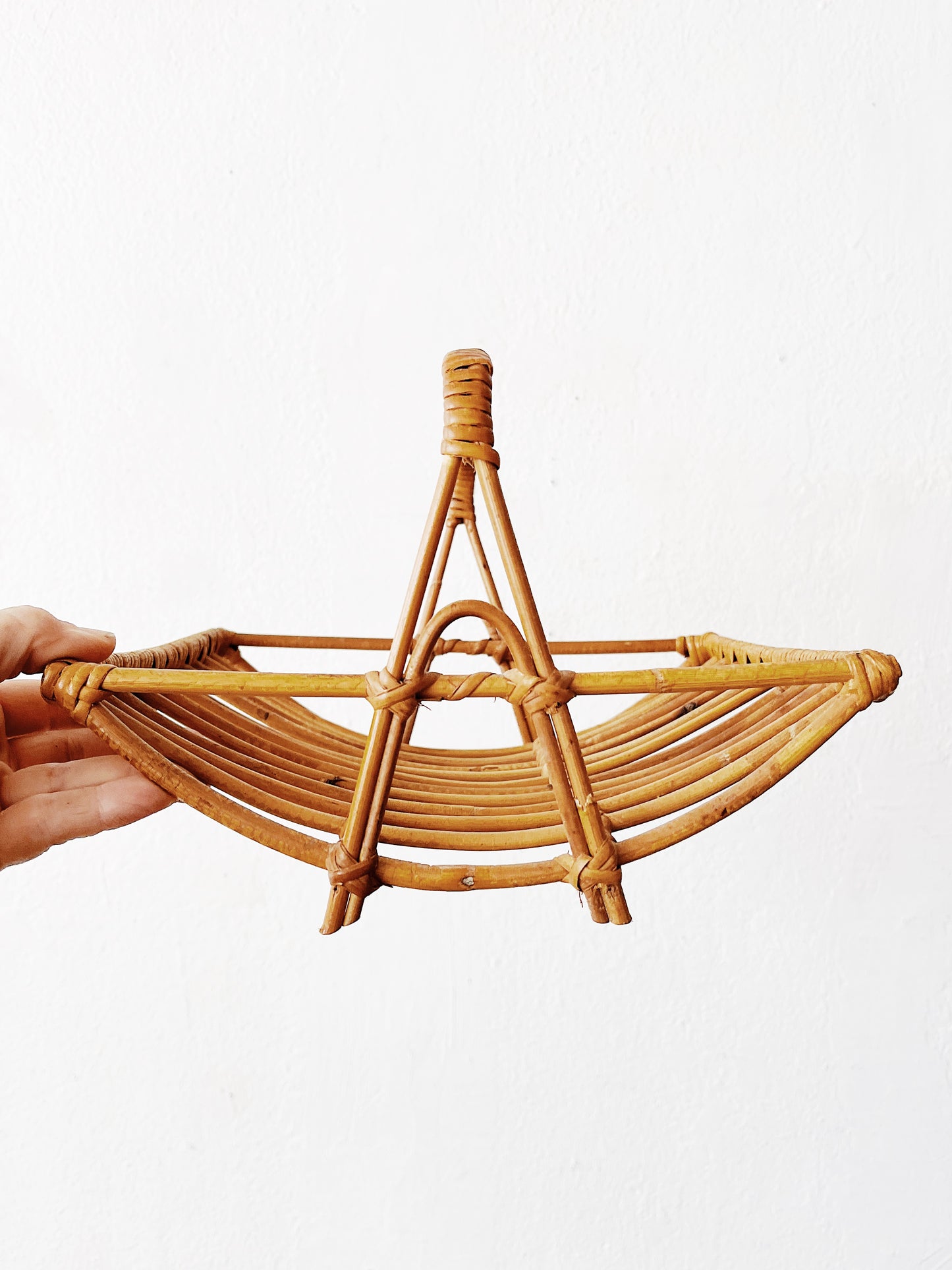 Vintage Bamboo Basket