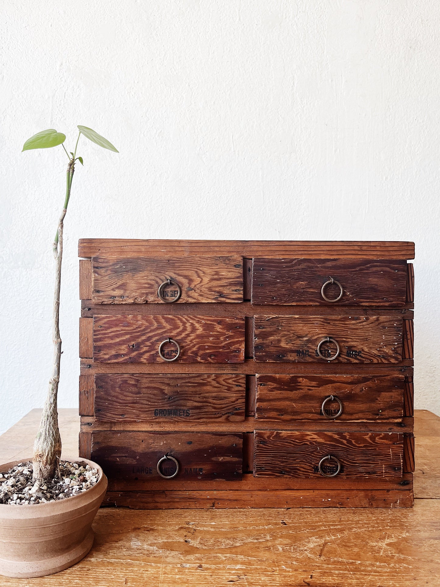 Vintage Industrial Wood Drawers