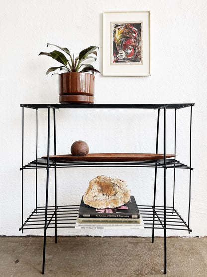 Mid Century Hairpin Shelf