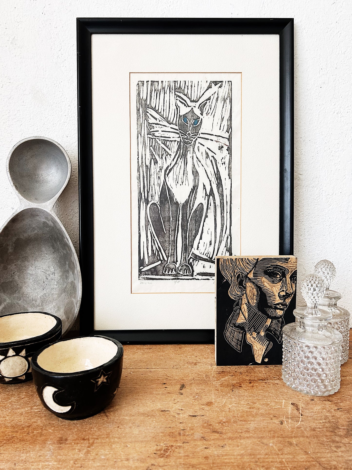 Wood Cut Printing Block