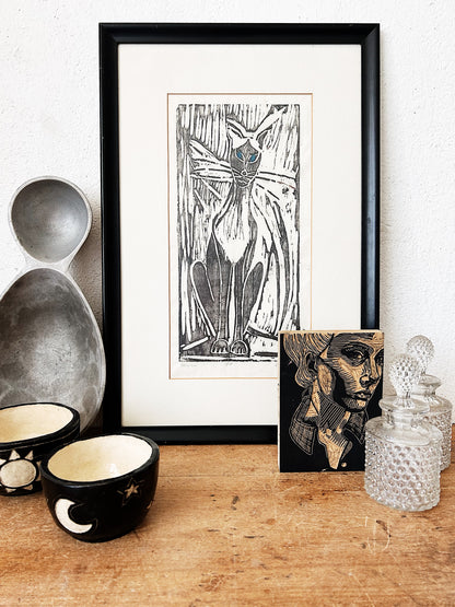 Wood Cut Printing Block