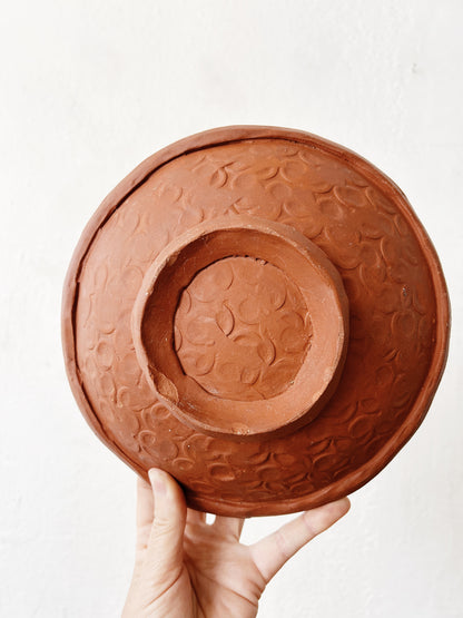 Vtg Handmade Pottery Dish