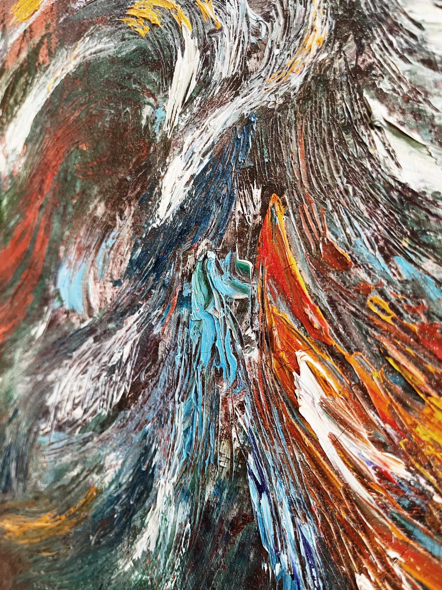 Vintage Original Abstract Painting