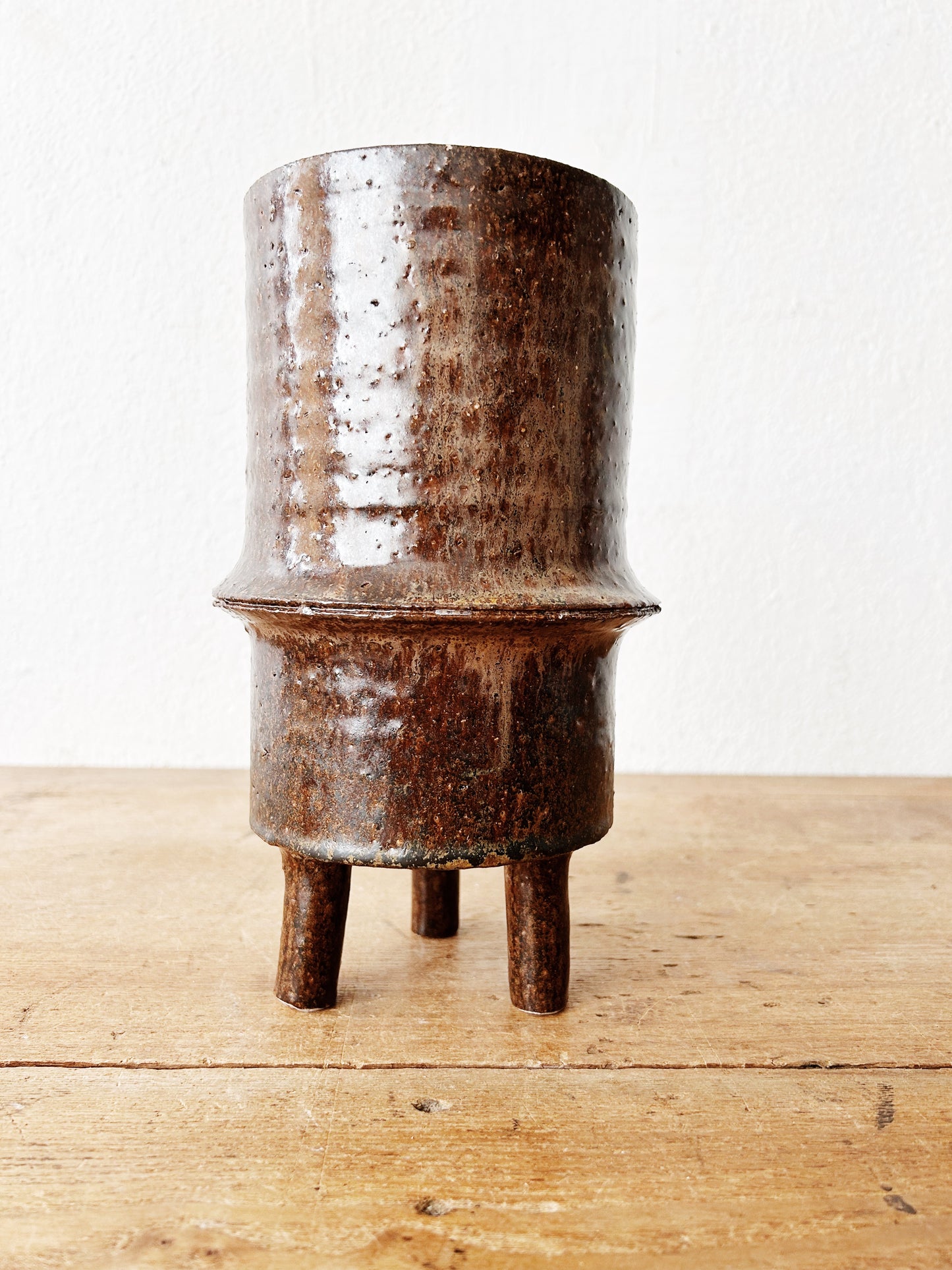 Vtg Studio Pottery Vessel