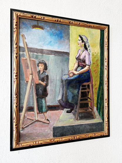 Antique Oil Painting