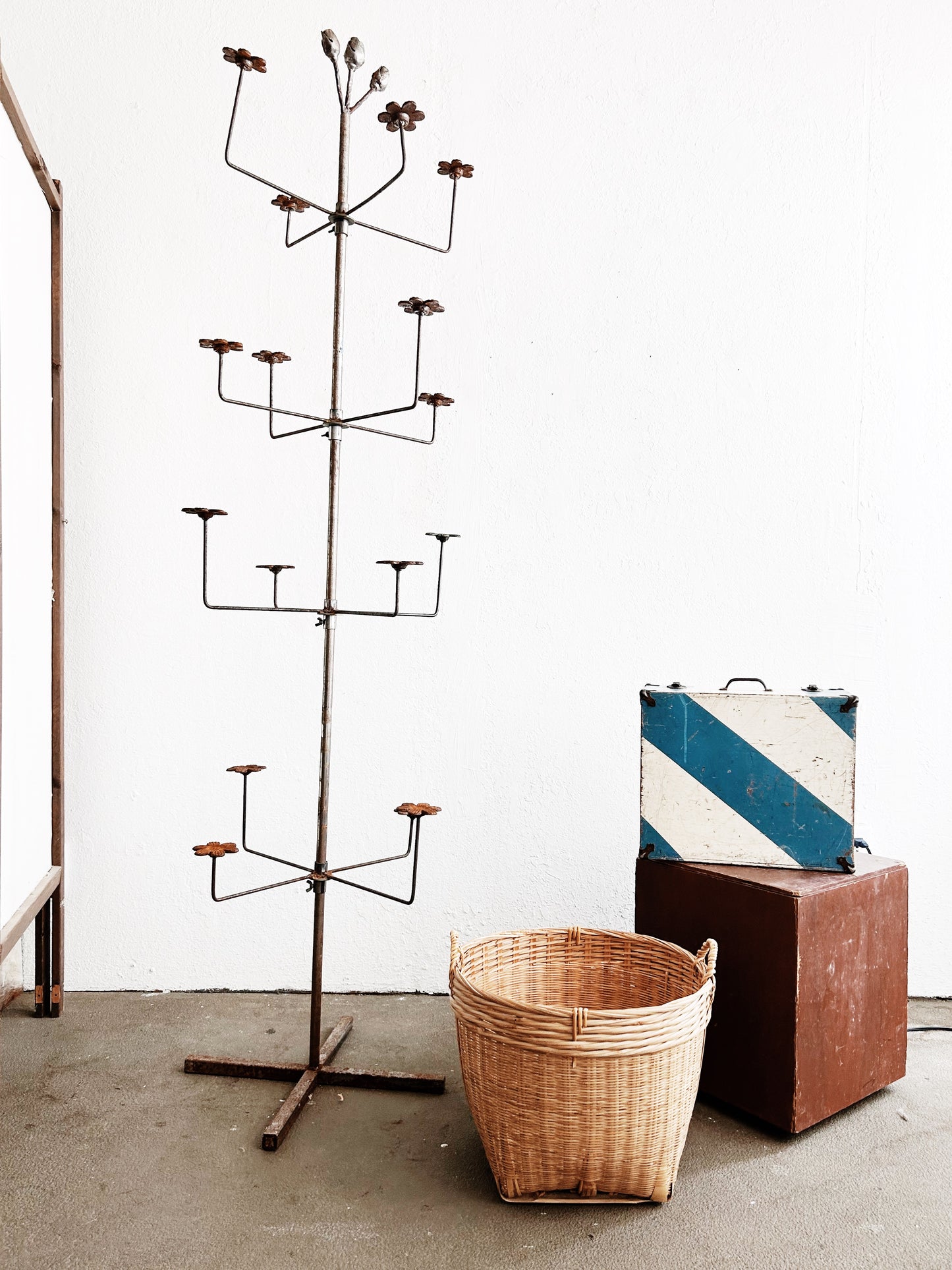 Vintage Striped Wood Case