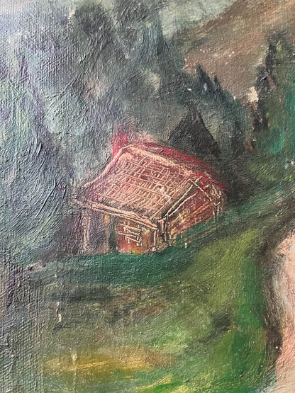 Antique Folk Art Painting