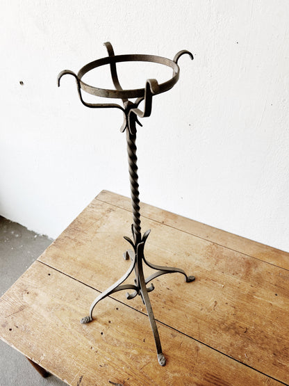 Antique Iron Plant Stand