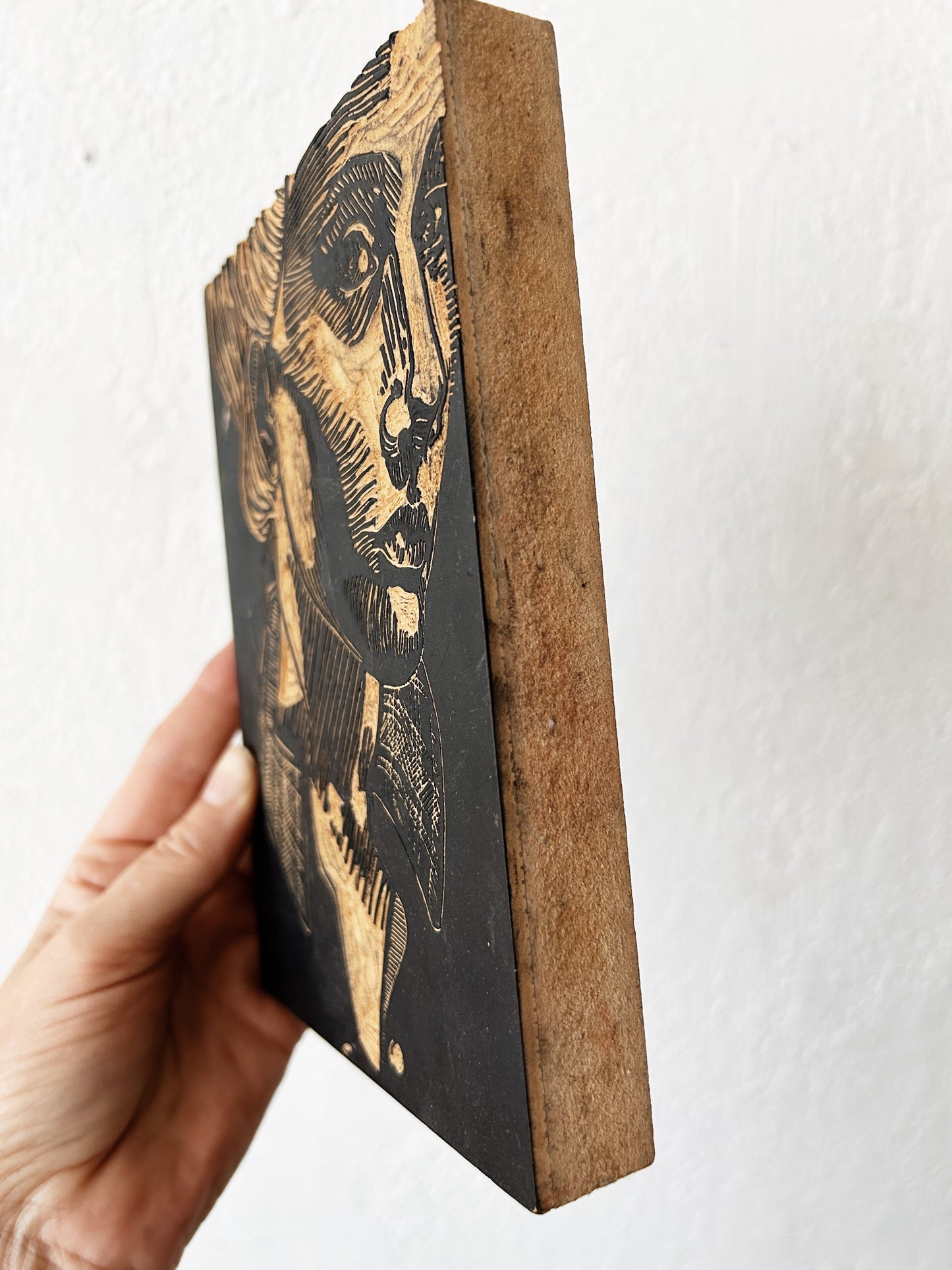 Wood Cut Printing Block