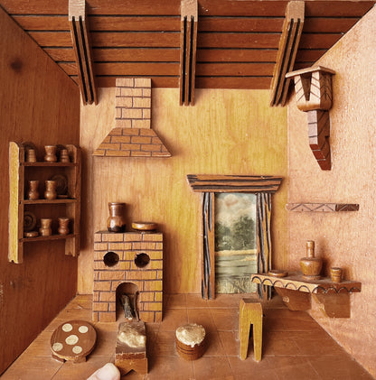 Vintage Folk Shadowbox