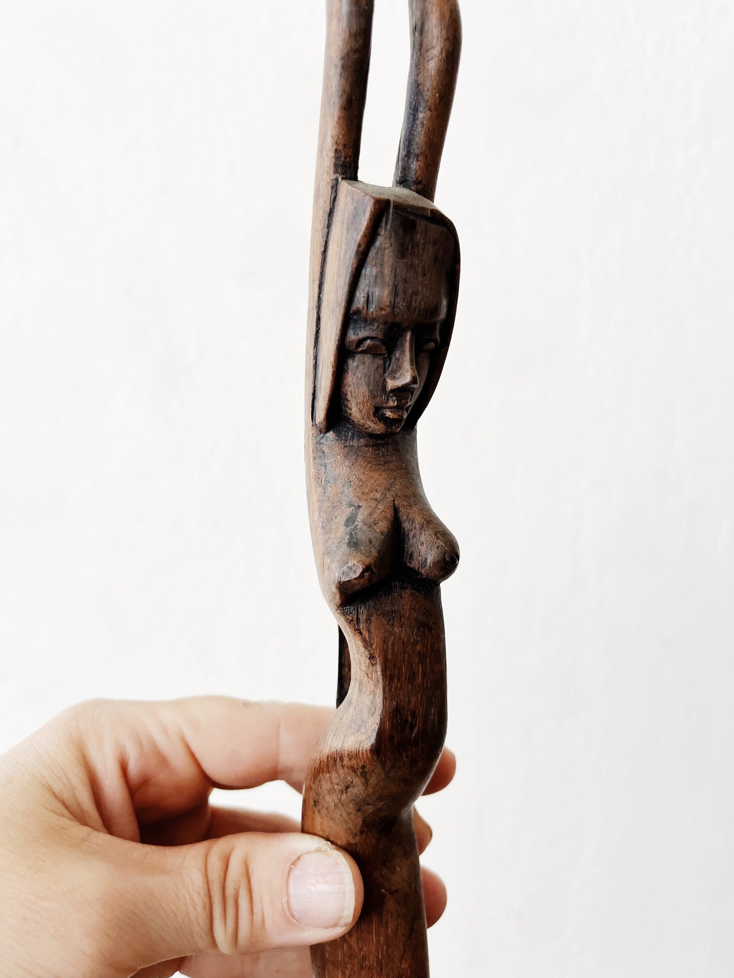 Antique Wood Mermaid