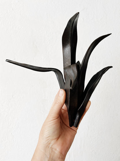 Hand Forged Brutalist Style Iron Sculpture