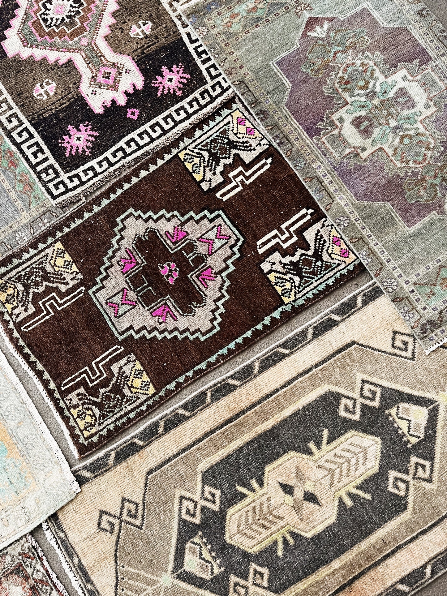 Vintage Turkish Mini Rug