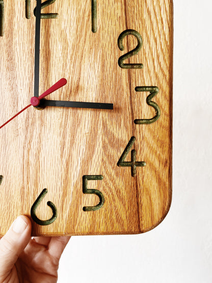 Vintage Wood Wall Clock