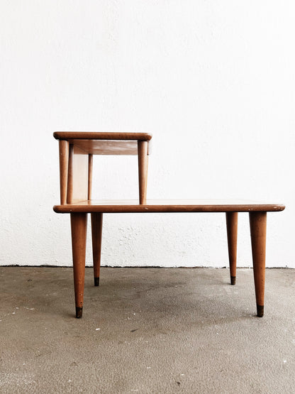 Mid Century Stepped Side Table