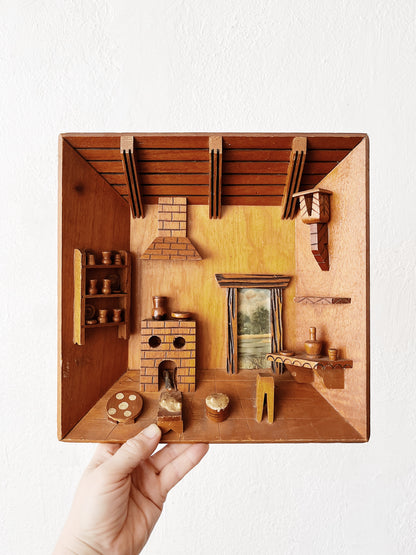 Vintage Folk Shadowbox