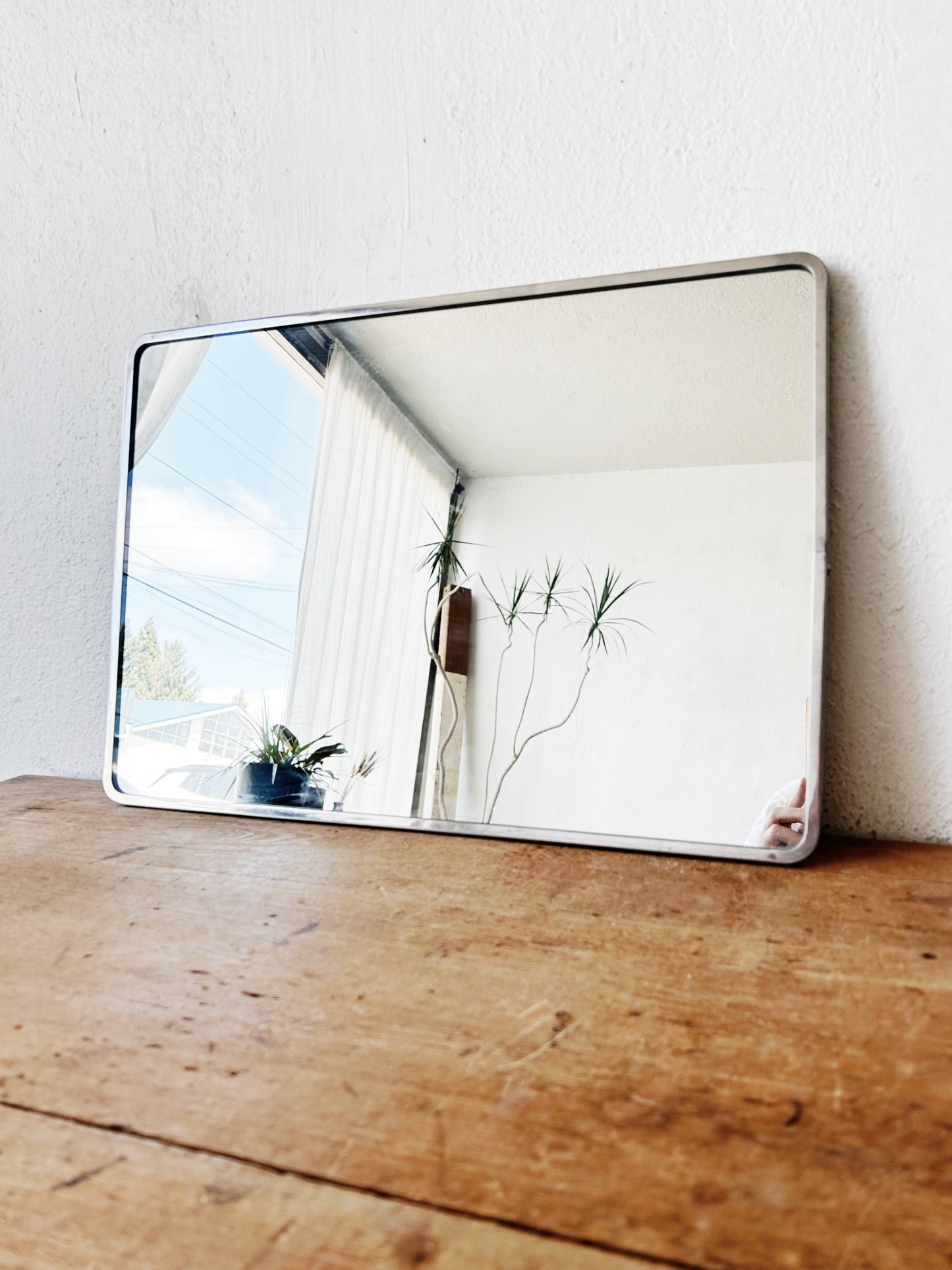 Industrial Mid Century Mirror