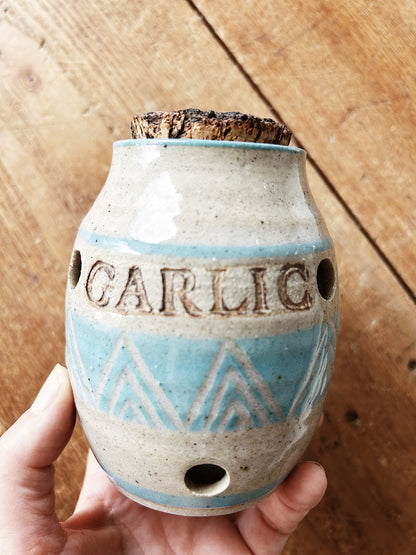 Vintage Garlic Jar