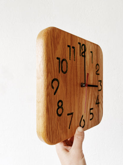Vintage Wood Wall Clock