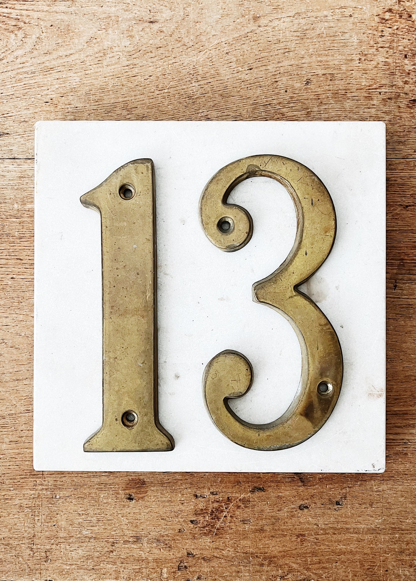 Vintage Brass Number 13