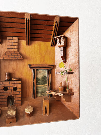 Vintage Folk Shadowbox