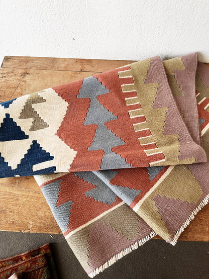 Vintage Turkish Wool Kilim Rug