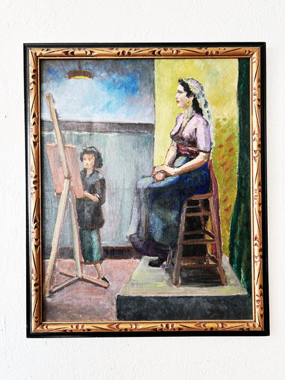 Antique Oil Painting