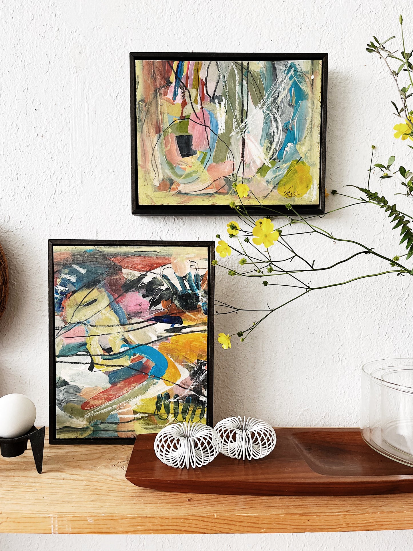 Vintage Abstract Expressionist Painting