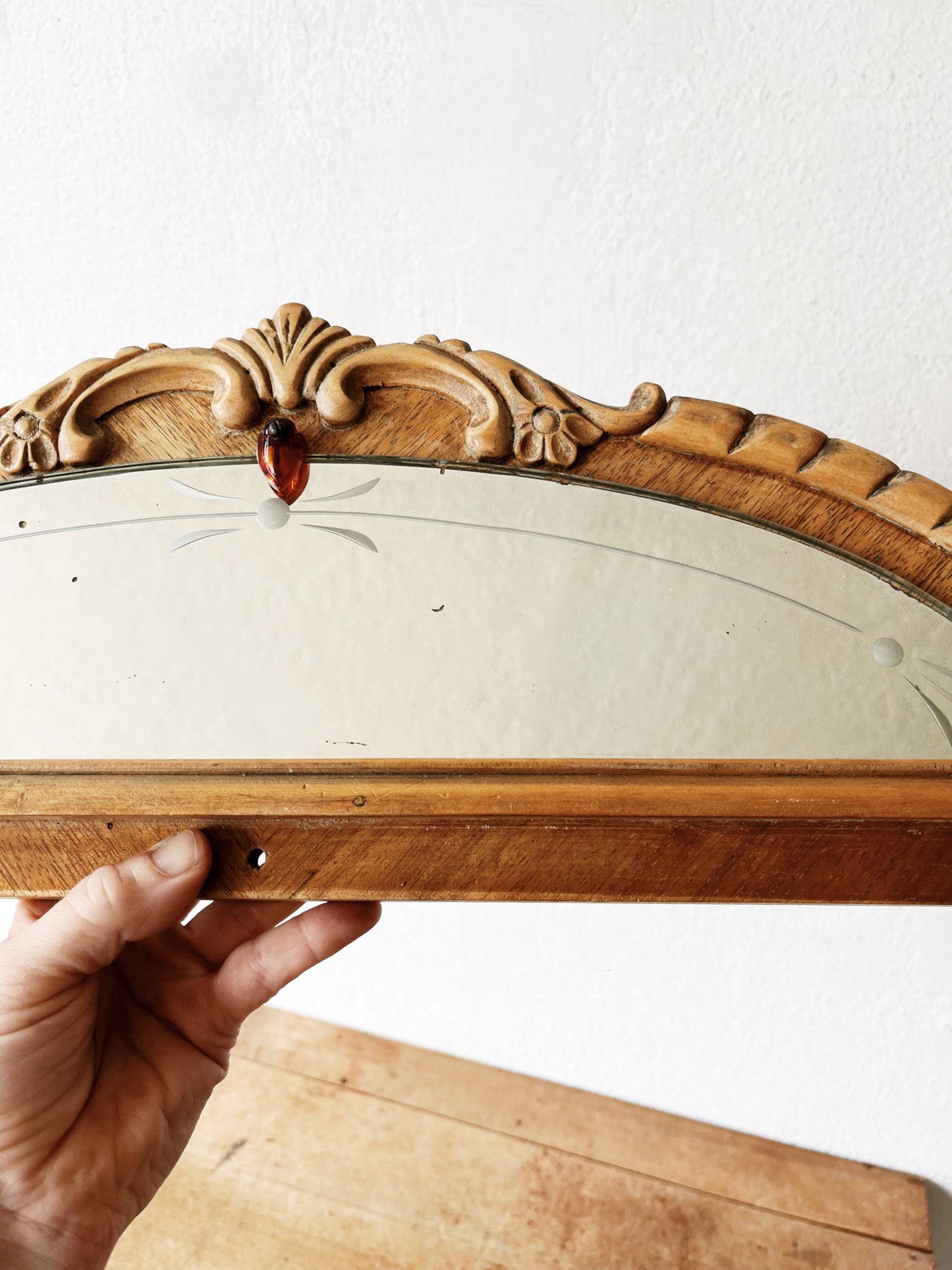 Antique Arched Mirror