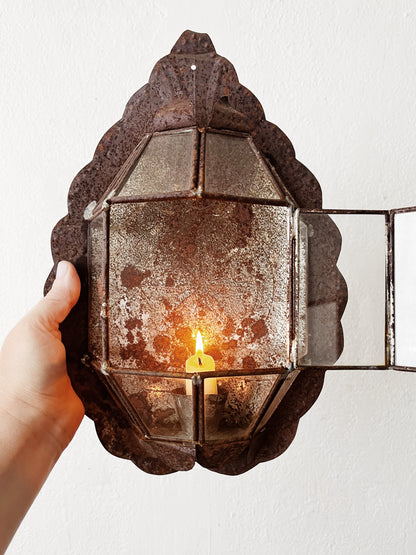 Vintage Mexican Folk Art Lantern