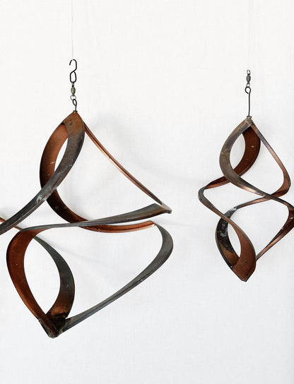 Vintage Copper Infinity Sculpture