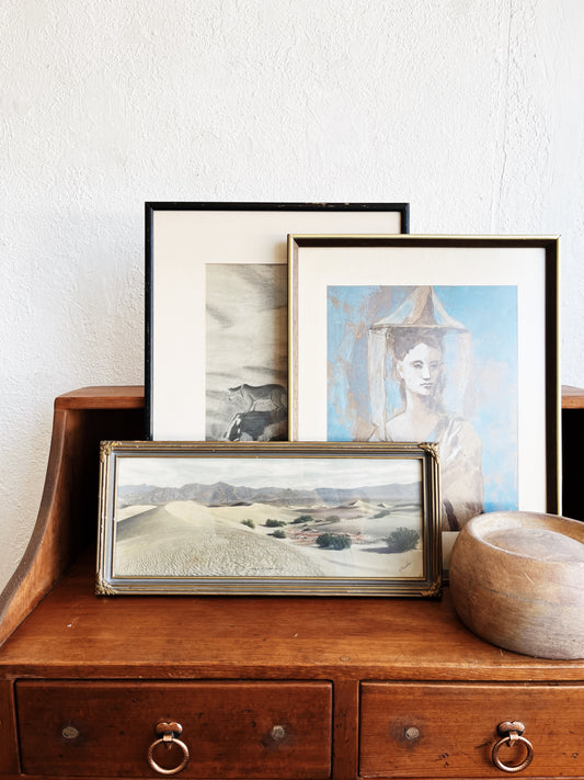 Antique Hand Colored Photograph