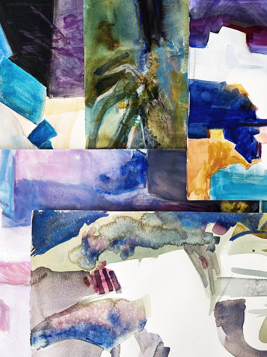 Original Abstract Watercolor Painting