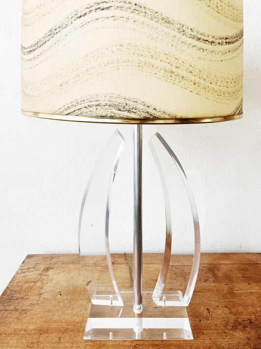 Vintage Lucite Lamp