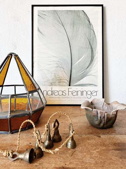 Vintage Leaded Stained Glass Terrarium