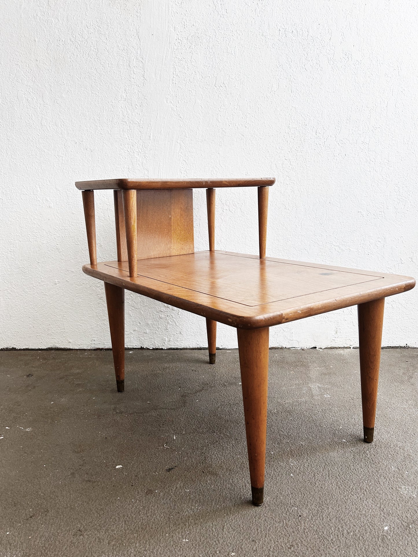 Mid Century Stepped Side Table