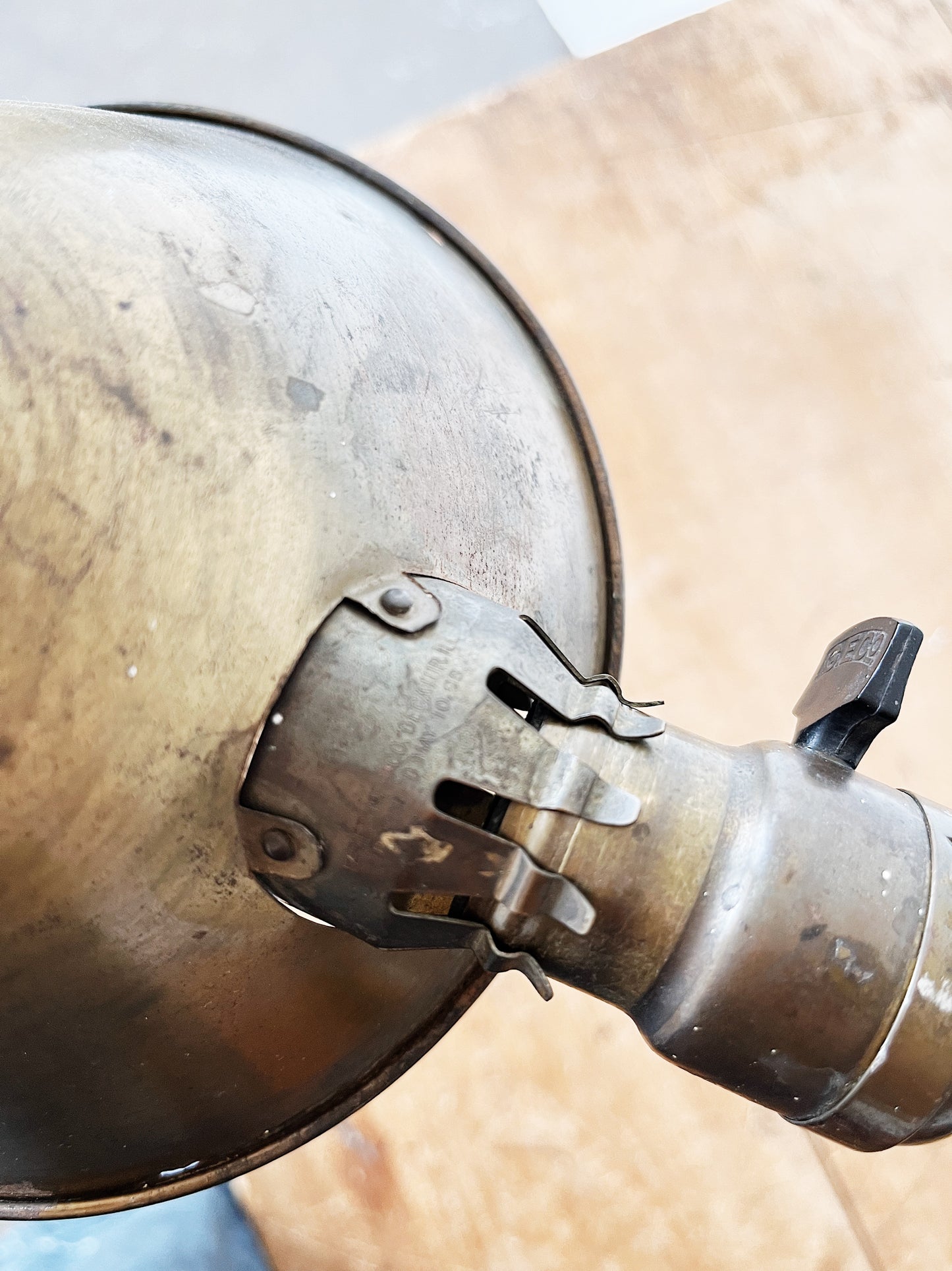 Antique 1800s Task Lamp