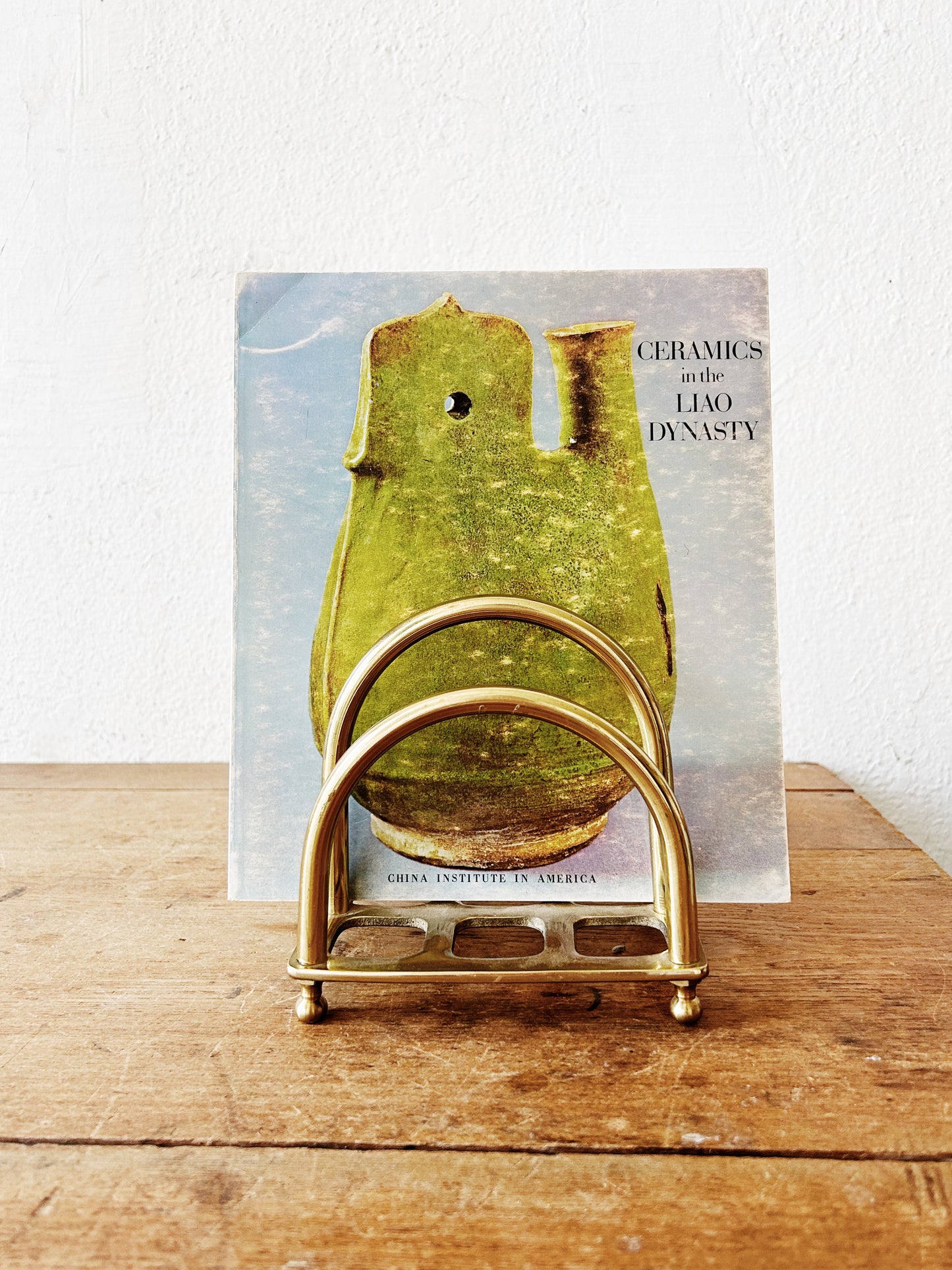 Chunky Vtg Brass Holder