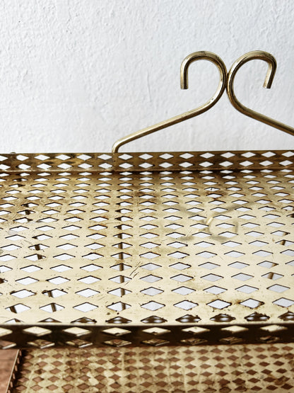 Mid Century Metal Shelf