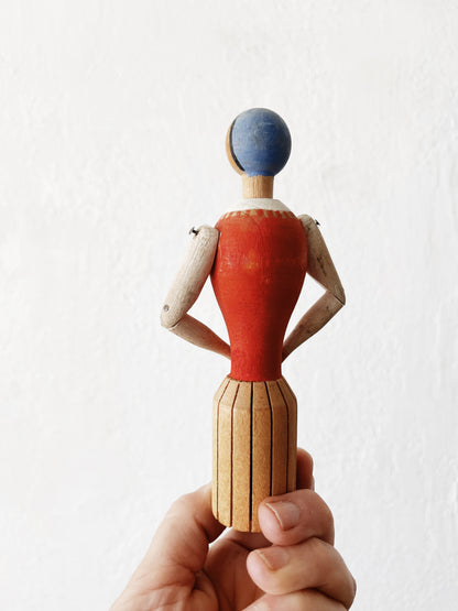 Vintage Folk Spool Doll