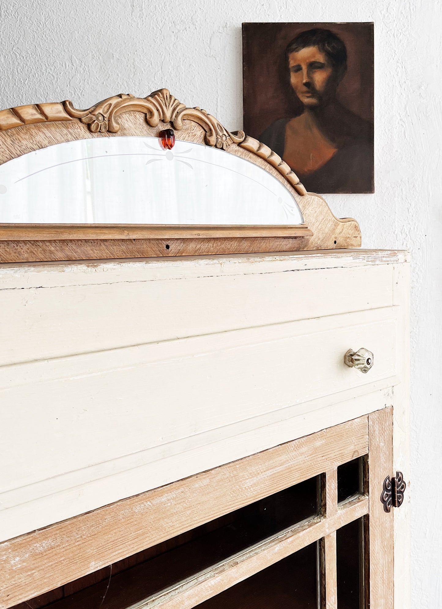 Antique Arched Mirror