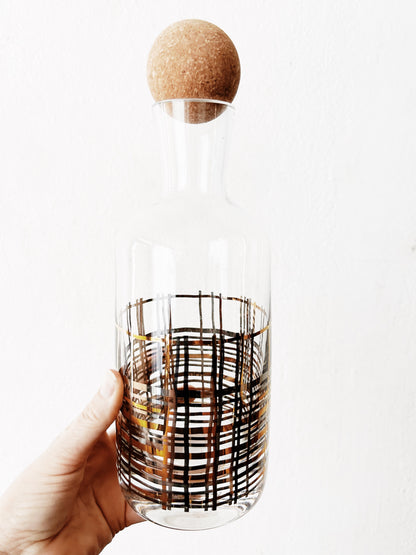 Mid century Krosno Glass Decanter